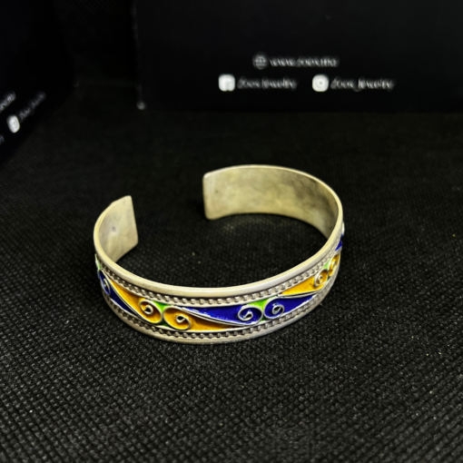 Handmade Enamel Bracelet Inspired by amazigh culture