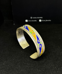 Handmade Enamel Bracelet Inspired by amazigh culture
