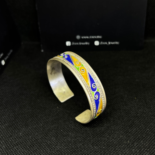 Handmade Enamel Bracelet Inspired by amazigh culture