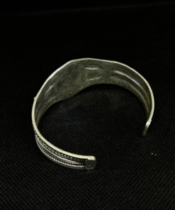 Rare Handmade bohemian bracelet Moroccan amazigh Silver Filigree Cuff