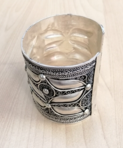 Tuareg Berber Cuff Bracelet: A Fusion of Amazigh Heritage and Moroccan Elegance