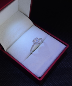 Heart Rings for Women - Silver Fashion with Sparkling Gem