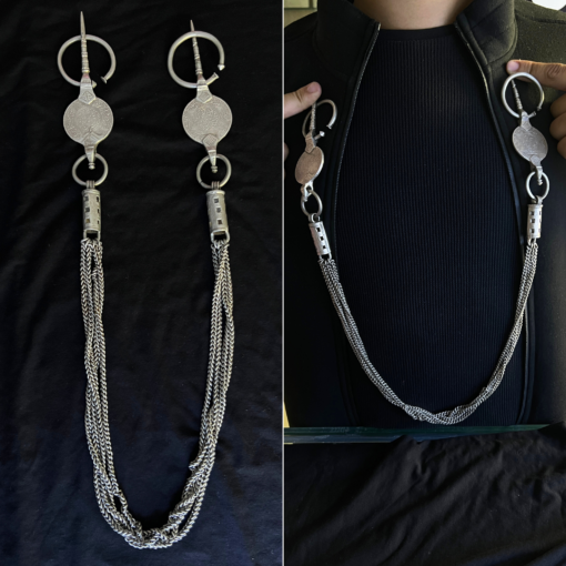 Old Silver Fibula Jewelry 1320 – Antique Berber Piece (Only One Available)
