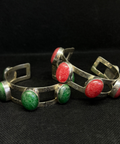 Boho Vintage Bracelets – Handmade Berber Silver (Adjustable)