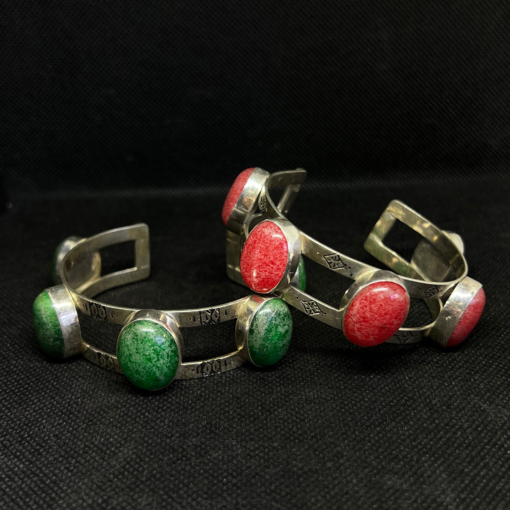 Boho Vintage Bracelets – Handmade Berber Silver (Adjustable)