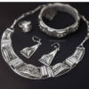 Tuareg Jewelry Set | Ethical Amazigh Berber ALL In One | Bracelet Ring Necklace Earrings