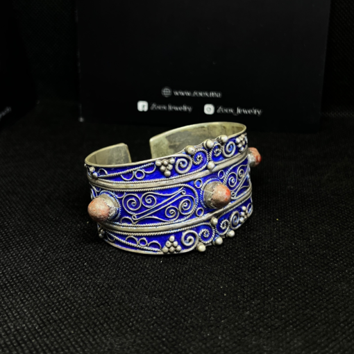 Stunning Antique Charm Bracelet – Handmade Berber Silver