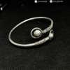 Powerful Viking Wire Bracelet – Handmade Silver & Tuareg Style