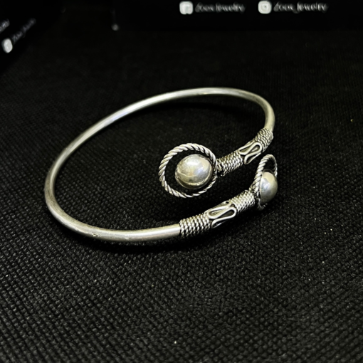 Powerful Viking Wire Bracelet – Handmade Silver & Tuareg Style