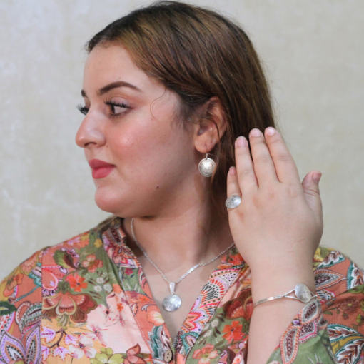 Timeless Amazigh Jewelry Set – Handmade Silver Elegance