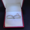 Elegant Silver Engagement Rings for Women – Sparkling Zircon Stones
