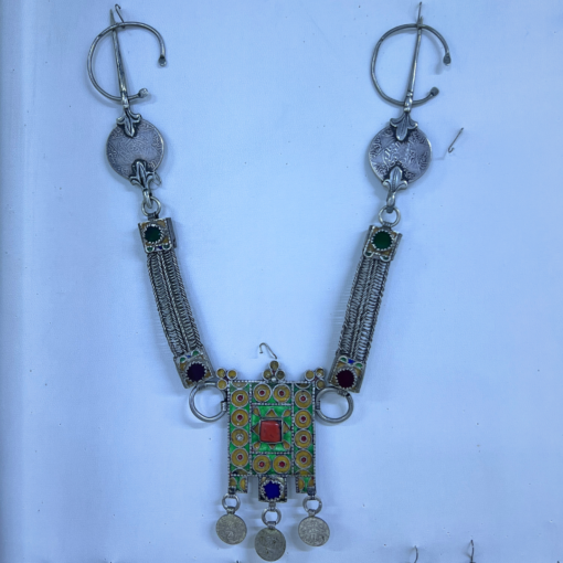 Rare Berber Jewelry – Antique Old Silver Fibula