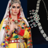Exquisite Berber Wedding Jewelry – Handmade Silver-Plated Mdema Belt