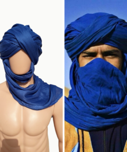 Tuareg Scarf: Embrace the Allure of Tuareg Heritage and Versatile Style | Authentic Berber Scarf