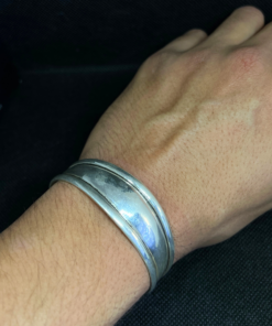 Exquisite Handmade Silver Adjustable Bracelet – Berber Bohemian Style