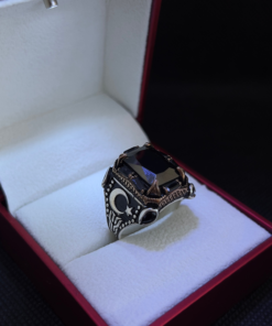Moon Ring Men - Handmade Silver Lunar Design (2025)