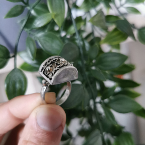 Tuareg Ring Silver | Ethical Amazigh Berber Ring