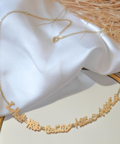 Amazigh Alphabet Necklace: Embrace the Cultural Elegance | Order Now!