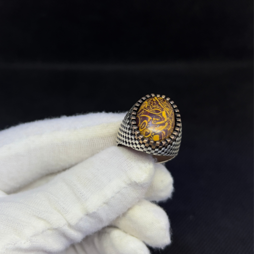 Tiger’s Eye Stone Men's Ring - Handmade Moroccan Silver (2025)