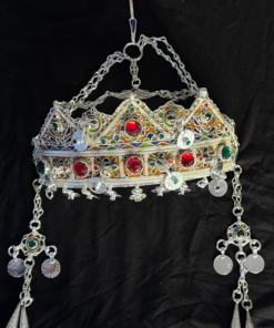 Berber Crown – Silver-Plated Amazigh Wedding Headpiece (Antique & Vintage)