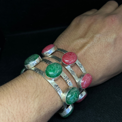 Boho Vintage Bracelets – Handmade Berber Silver (Adjustable)