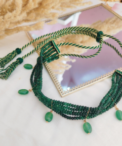 Moroccan Emerald Choker - Experience the Allure of Morocco