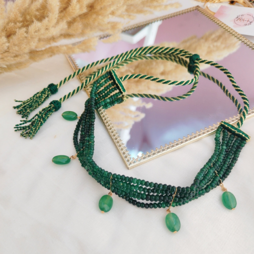 Moroccan Emerald Choker - Experience the Allure of Morocco