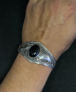 Moroccan Matching Ring with Bracelet – Handmade Berber Silver