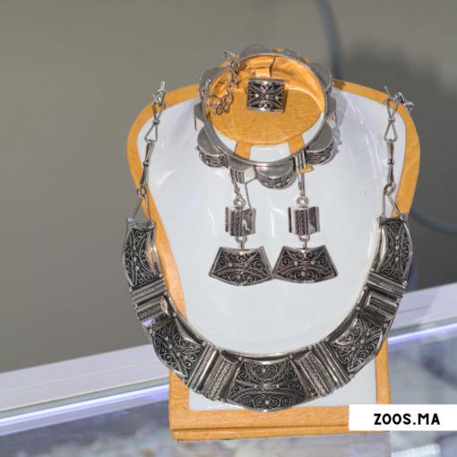 Tuareg Jewelry Set | Ethical Amazigh Berber ALL In One | Bracelet Ring Necklace Earrings