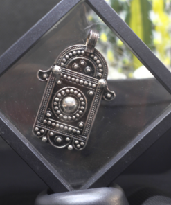 Captivating Hamsa Hand Pendant: Vintage Berber Necklace