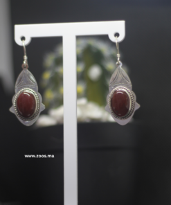 Exquisite Red Jewelry Set: A Timeless Expression of Moroccan Craftsmanship