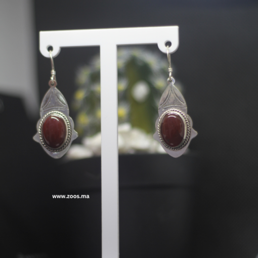 Exquisite Red Jewelry Set: A Timeless Expression of Moroccan Craftsmanship