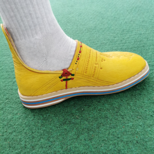 Mens Babouche Slippers | Moroccan leather slippers | Idoukan