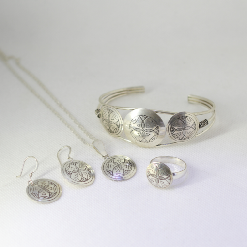 Timeless Amazigh Jewelry Set – Handmade Silver Elegance