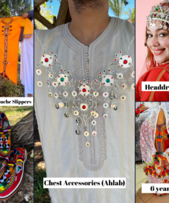 Amazigh Dress | Unique Berber Dress | kabyle dress | wedding Tiznit