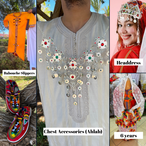 Amazigh Dress | Unique Berber Dress | kabyle dress | wedding Tiznit