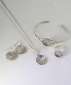 5-Piece Moroccan Handmade Jewelry Set | Authentic Silver Elegance
