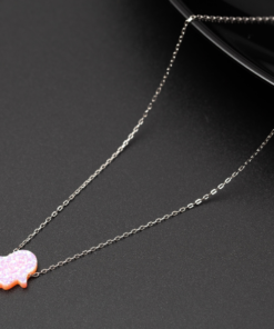 Discover Serenity with our Blue Hamsa Necklace | Buy Now for Spiritual Elegance