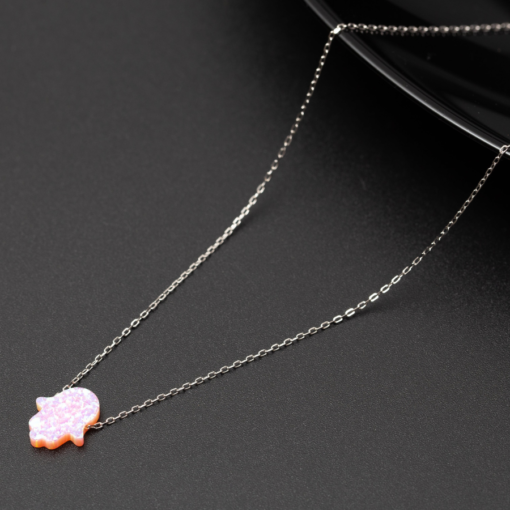 Discover Serenity with our Blue Hamsa Necklace | Buy Now for Spiritual Elegance