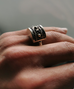 Tuareg Ring Silver | Ethical Amazigh Berber Ring