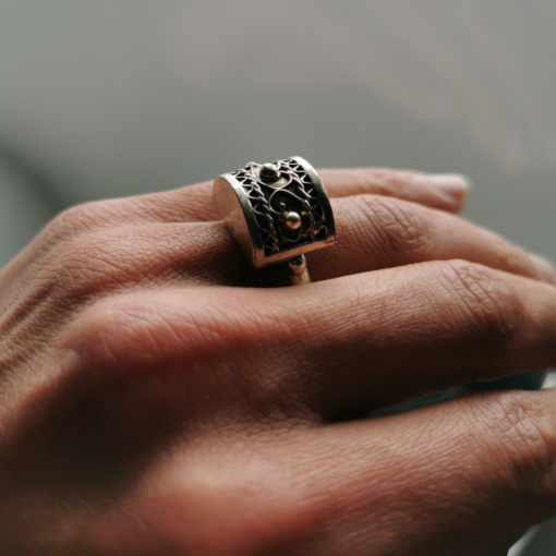 Tuareg Ring Silver | Ethical Amazigh Berber Ring