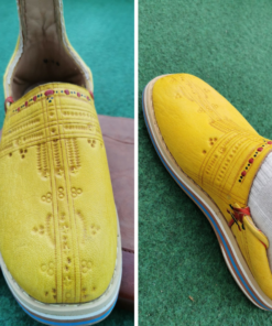 Mens Babouche Slippers | Moroccan leather slippers | Idoukan