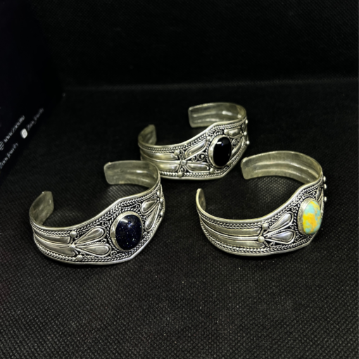 Stunning Stone Bracelets – Handmade Silver & Adjustable Fit