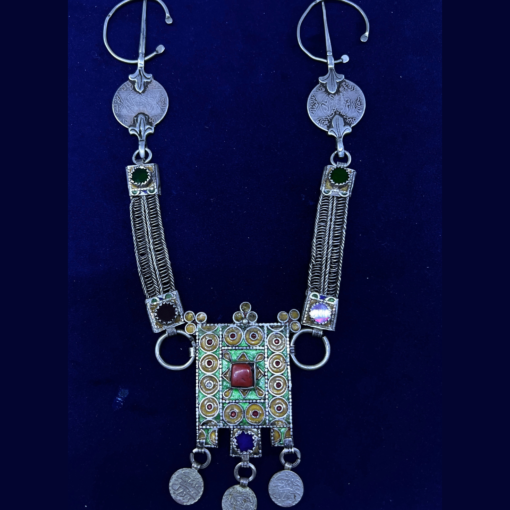 Rare Berber Jewelry – Antique Old Silver Fibula