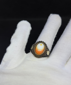 Milky Quartz Mens Ring - Handmade Silver (2025)
