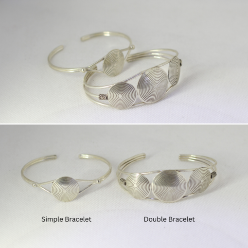 Elevate Your Style with Berber Silver Jewelry Of Morocco Set: Ring, Bracelet, Earrings, and Necklace with Silver Chain