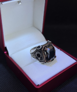 Moon Ring Men - Handmade Silver Lunar Design (2025)