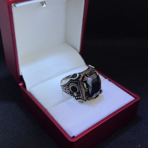 Moon Ring Men - Handmade Silver Lunar Design (2025)