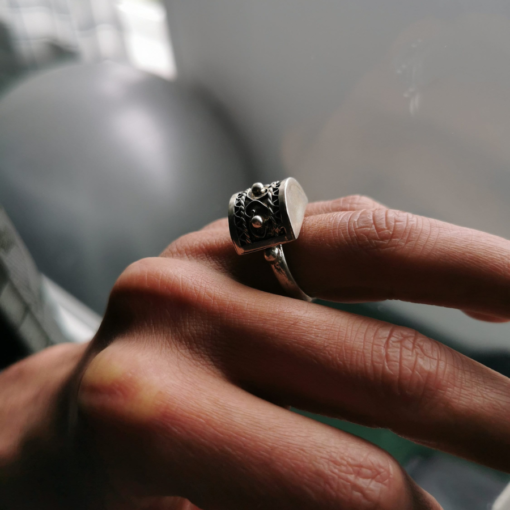 Tuareg Ring Silver | Ethical Amazigh Berber Ring