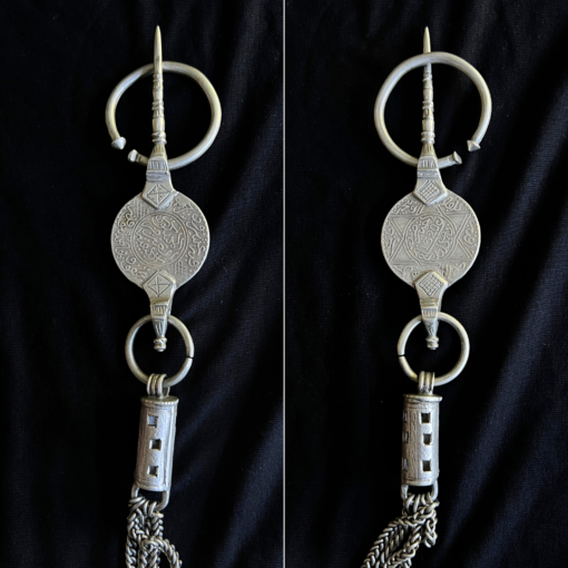 Old Silver Fibula Jewelry 1320 – Antique Berber Piece (Only One Available)